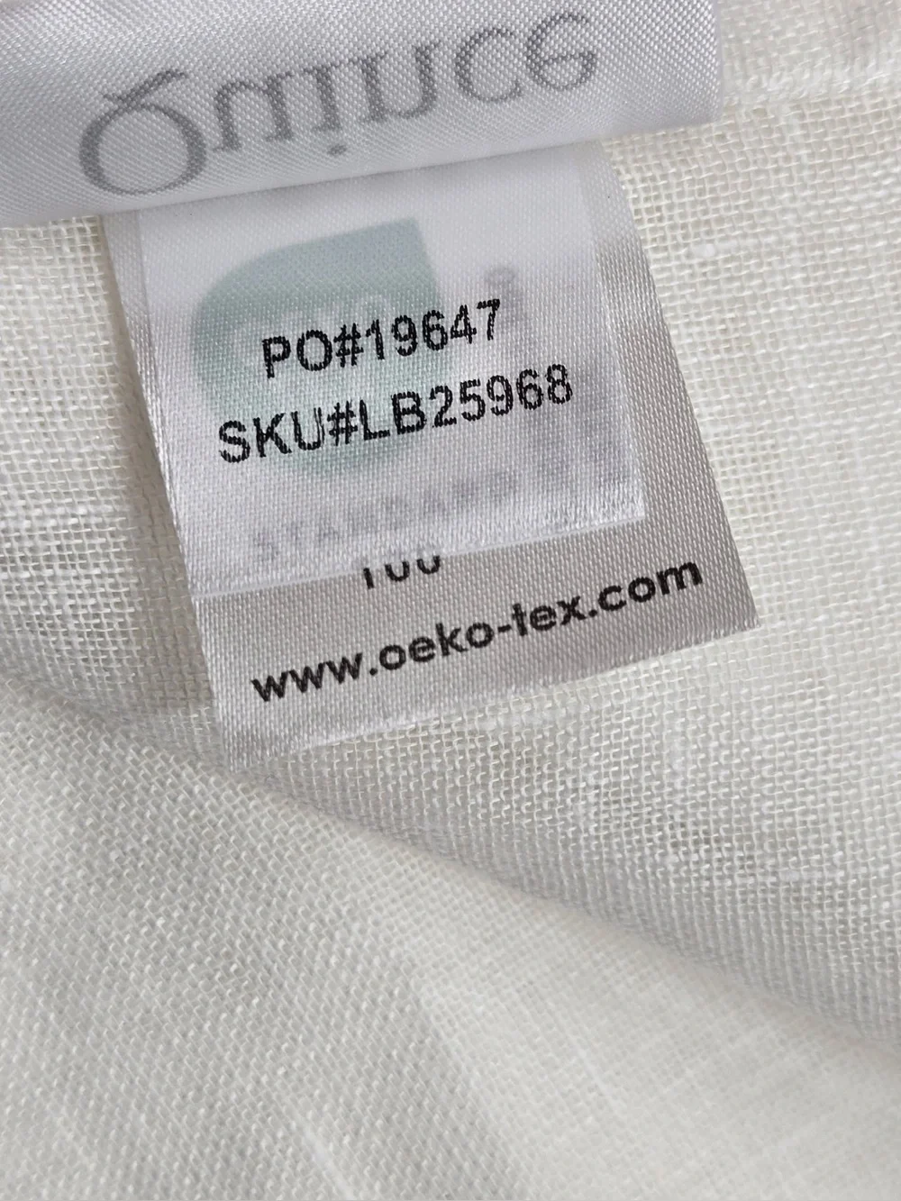 NWT QUINCE Set Of 4 48x84 European Linen Sheer Curtains White 0304